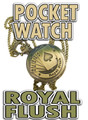 Pocket Watch, Royal Flush - Antique Brass