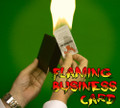 Flaming Business Card from Wallet -Leather Craft