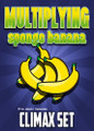 Multiplying Sponge Banana CLIMAX 4 Set