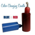 Color Changing Candle  - Blue to Red