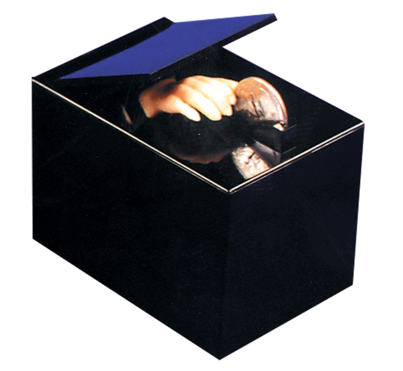 Vintage Animated Bank BLACK BOX TRAP CREEPY THING HAND - Magic Store