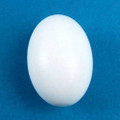 Solid Wooden Egg, Super - White