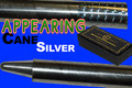 Appearing Cane, Metal - Silver
