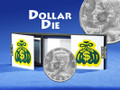 Dollar Die Box w/ Jumbo Metal Half