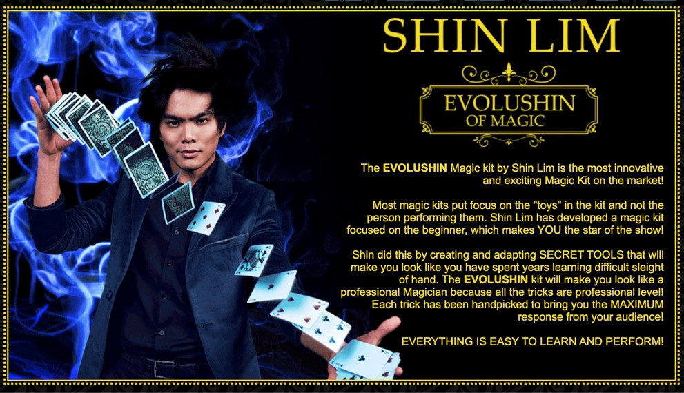 EVOLUSHIN DELUXE MAGIC SET (ENGLISH) by Shin Lim - Trick - Big