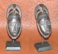 Miniature Masks w Stands: Baule Tribe Mask Item 102i