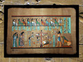 Egyptian Papyrus Art: Weighing of the Heart from the Book of the Dead of Ani