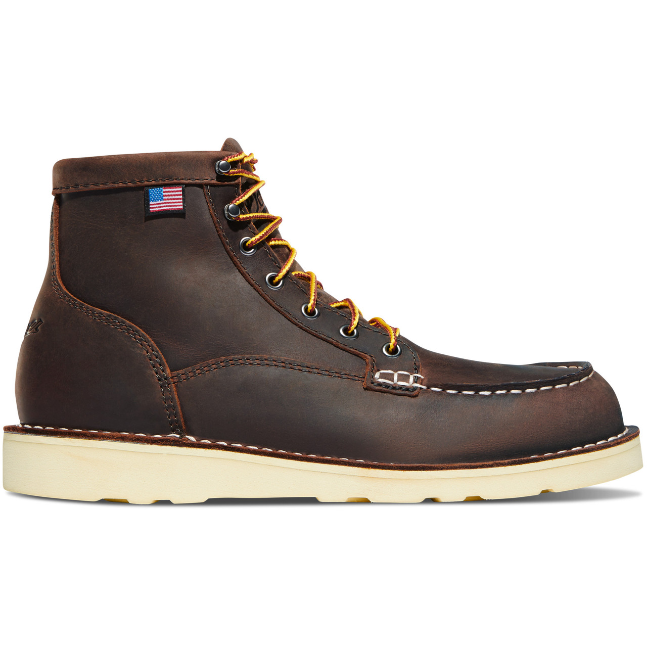 Danner Women's Bull Run 6 Inch Wedge Sole Moc Safety Toe Work Boot