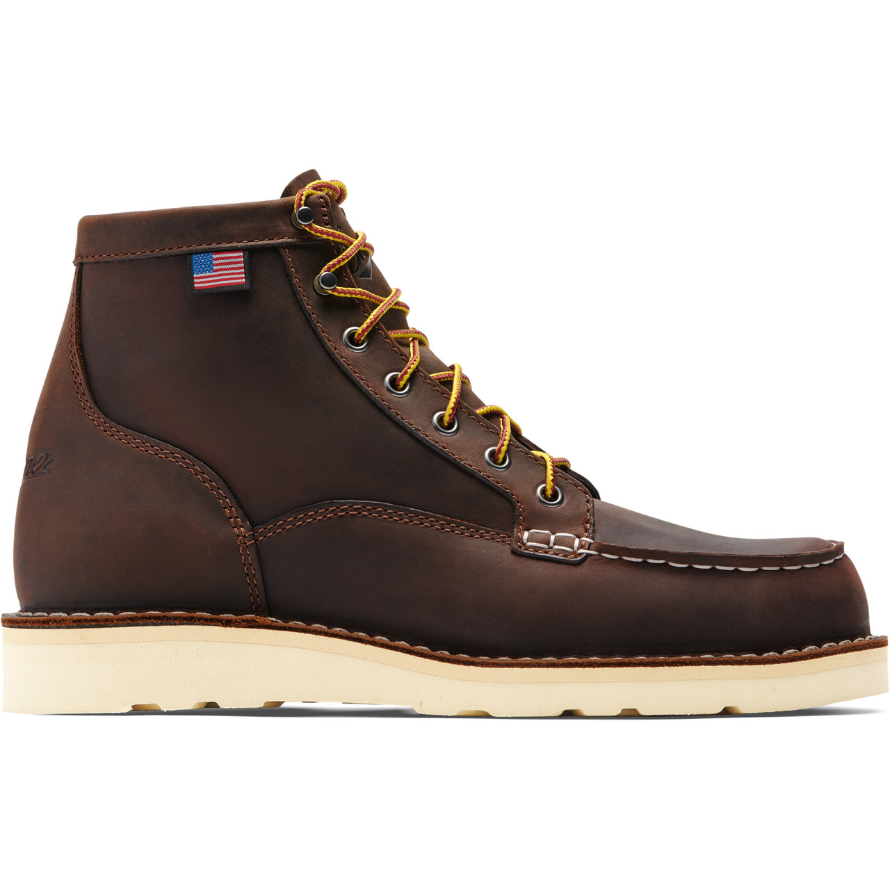 Danner Men's Bull Run 6 Inch Wedge Sole Moc Safety Toe Work Boot