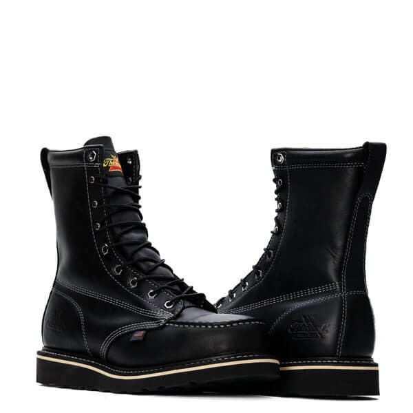 Thorogood American Heritage Midnight Series – 8″ Black Safety Toe