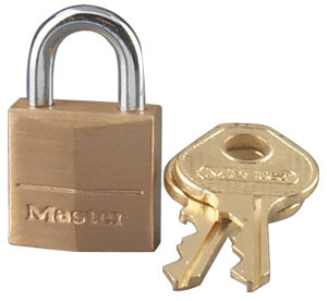 Master Lock 120KAD 3/4" Brass Padlock