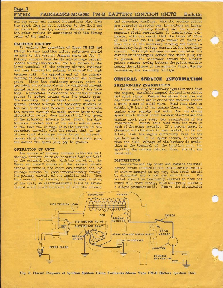 Battery/Distributor RX - Fairbanks Morse Battery Ignition - FMB2B FMB4B ...