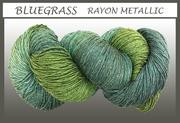 Blue Heron - Cotton Rayon Flax Metallic - Bluegrass w/Gold  