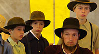 Amish People AmishQuilter Group of Amish