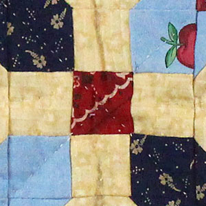 Close up of Amish Quilt