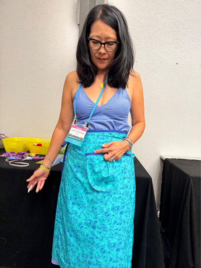 Sewing a wrap skirt