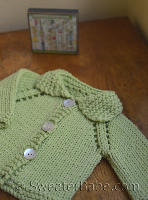 15 Chunky Cotton Baby Cardigan Pdf Knitting Pattern