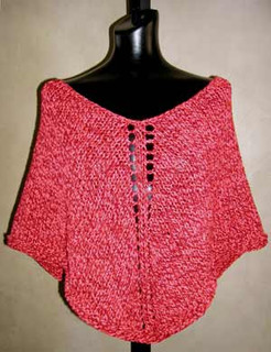 knitting pattern photo for #29 Beginner Knit Poncho PDF Knitting Pattern