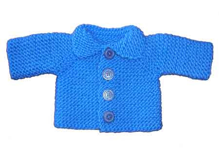 01 Chunky Baby Cardigan Pdf Knitting Pattern