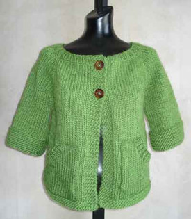 Vintage Knitting Pattern Wendy 4129 Aran Ladys Sweater Boxy
