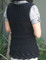 back detail photo of #82 Talia Shaped Vest Free PDF Knitting Pattern