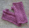 flat photo of #87 One Skein Lace Fingerless Gloves PDF Knitting Pattern
