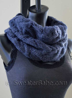 #103 Luscious Cabled Cowl PDF Knitting Pattern