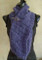 knitting pattern photo for #104 Mohair Lace Mobius Cowl with shawl pin