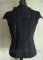 back photo of vest version of #109 Lace Inset Shaped Cardigan or Vest PDF Knitting Pattern