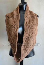 photo of #125 Luxe Infinity Scarf PDF Knitting Pattern