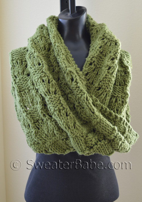 127 Soft And Chunky Infinity Scarf Pdf Knitting Pattern