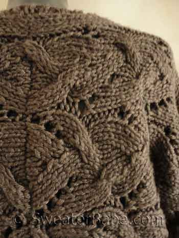 Knitting Pattern - Kimono Sleeve Sideways Cardigan and Cowl Set from