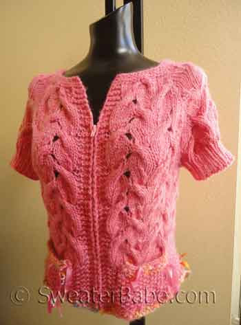 トップス Kitty cable knit tops ANDMARY】Kitty cable knit tops