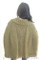 back photo of #138 Covetable Cabled Cape PDF Knitting Pattern