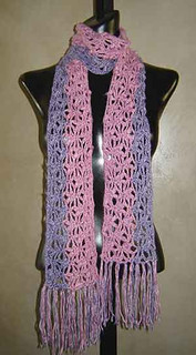 photo of #13 Star Stitch Scarf PDF Crochet Pattern