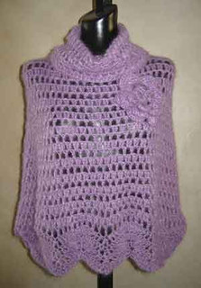 photo of #55 Cowl Neck Mohair Poncho