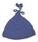 flat photo of #59 Bobble Tie Crochet Baby Hat