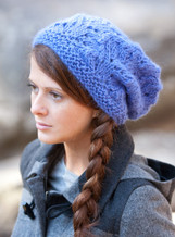 Photo by Classic Elite yarns. Photo for Montera Slouchy Hat (One-Ball!) Free PDF Knitting Pattern