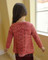 photo of size 4 on a 6-year old of #144 Three Flavor Delight Top-Down Cardigan PDF Knitting Pattern