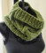 scrunched down photo of #158 Chunky Pinwheel Cowl knitting pattern