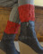 photo of #149 Easy Cabled One-Ball Boot Cuffs knitting pattern
