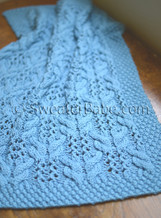 photo of #167 Simply Divine Baby Blanket knitting pattern