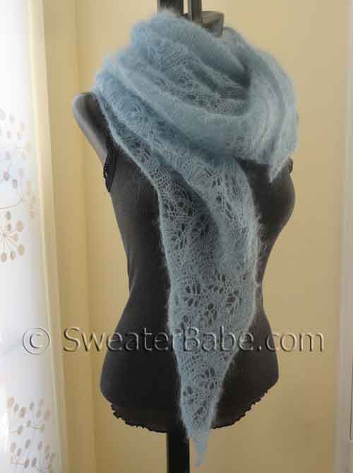 #266 Alpaca Crochet Scarf PDF Knitting Pattern