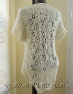 #176 tumbling leaves cardigan knitting pattern photo