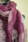 annabelle striped stole/scarf knitting pattern shown in stole size