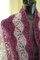 annabelle striped stole/scarf knitting pattern shown in stole size