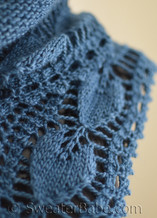 Open Hearts Shawlette knitting pattern