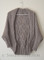 tabitha cocoon cardigan knitting pattern, with knit cuffs