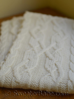 double creme brie cabled scarf pdf knitting pattern