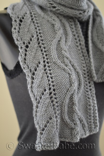 Lombard Street scarf knitting pattern